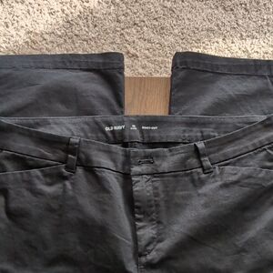 Old Navy Black Boot-Cut Pants
